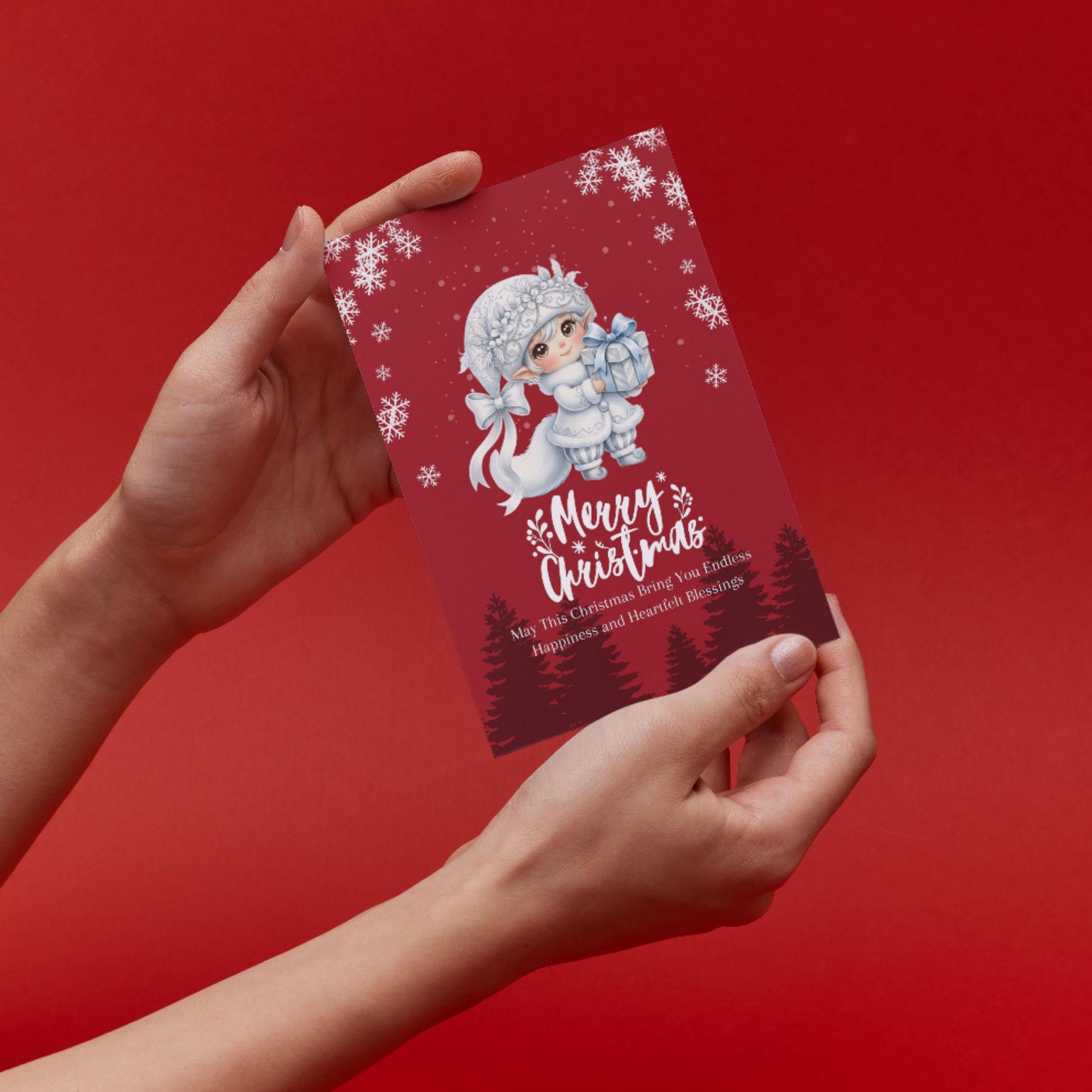 Holiday Cheer 5×7 Card – Instant PDF Printable