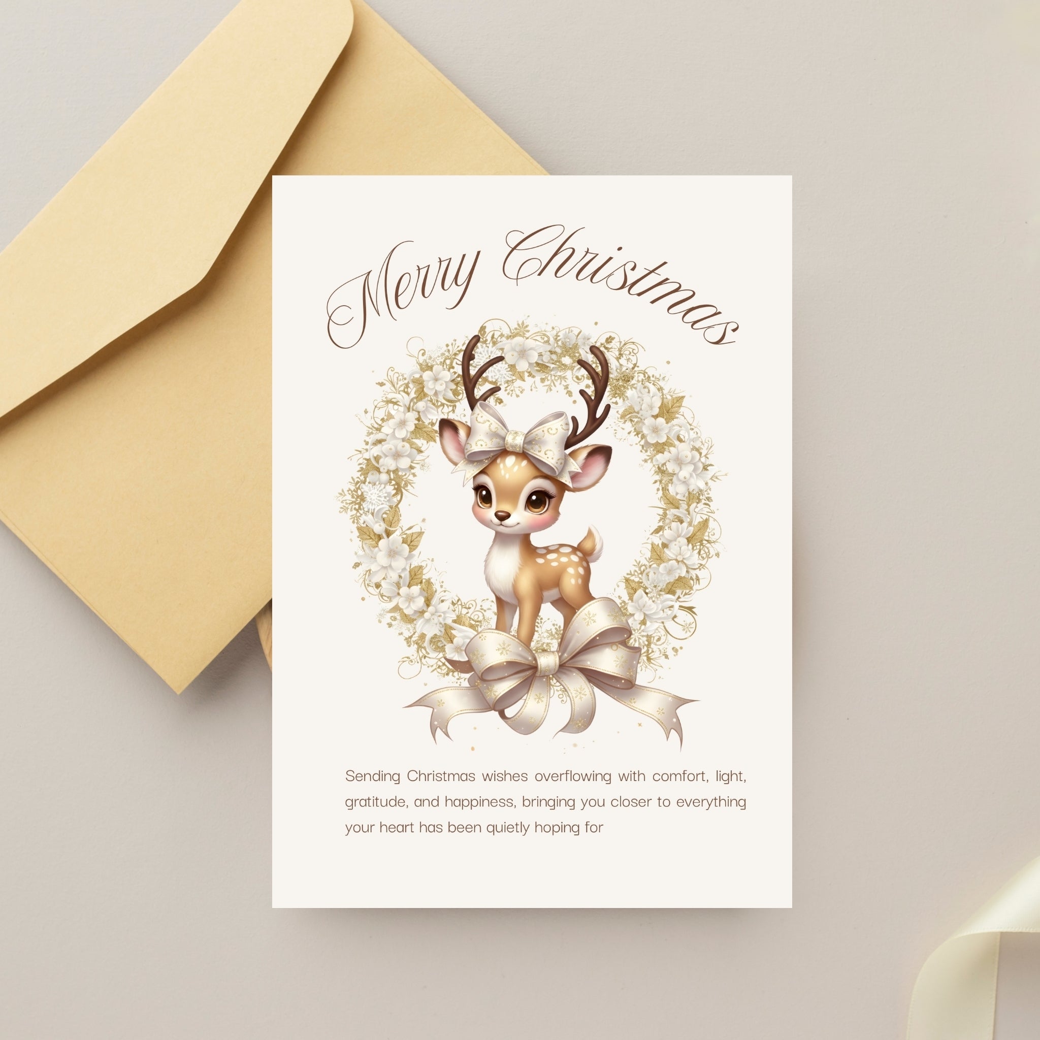 5×7” Holiday Cheer Printable Card – Quick PDF Download
