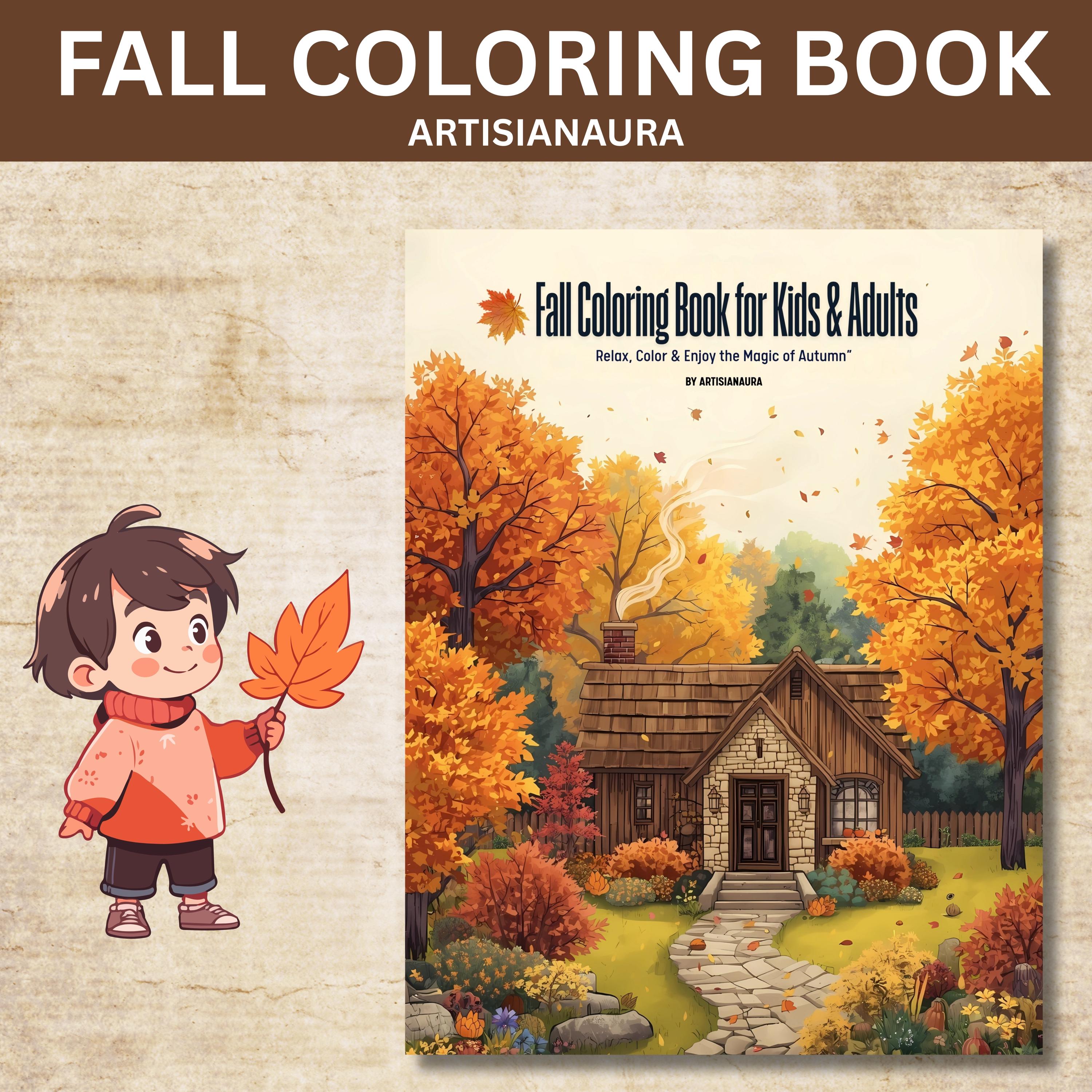printable fall coloring book for kids