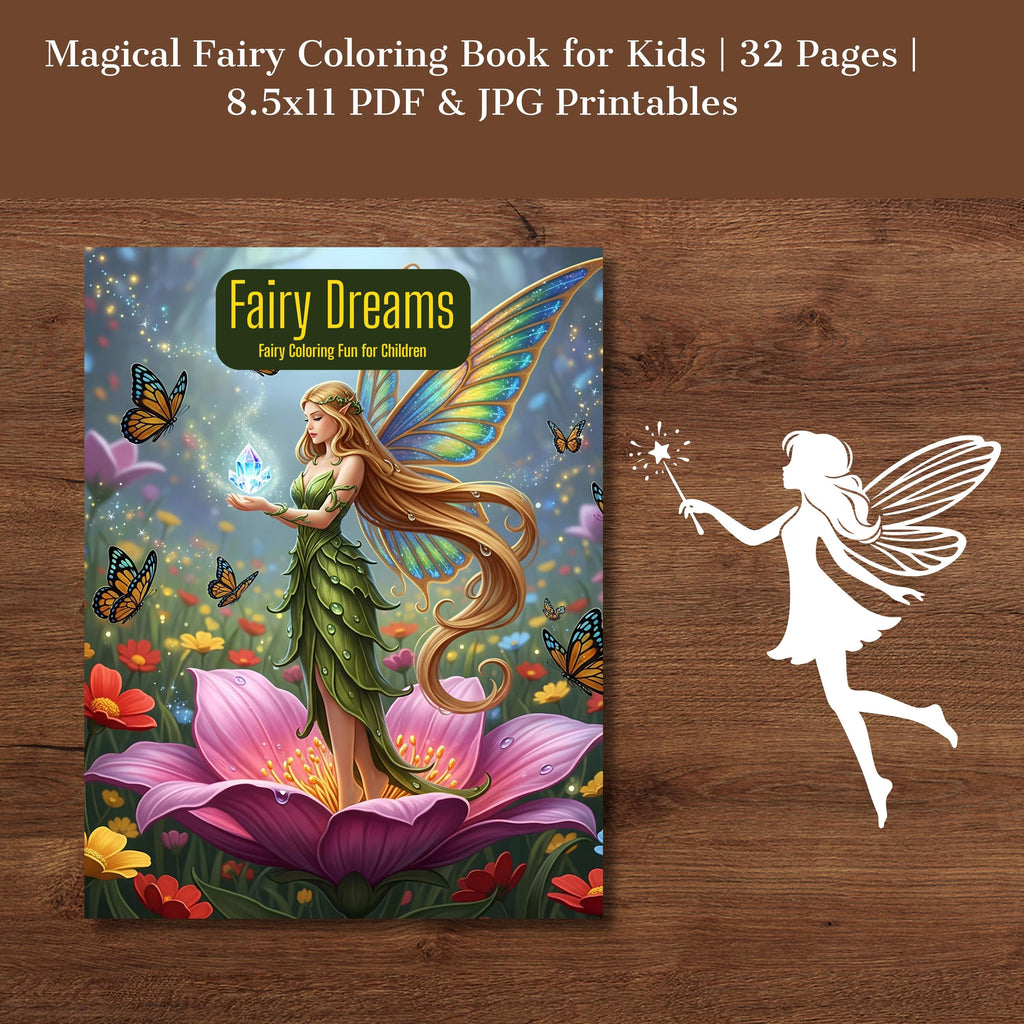 printable fairy coloring designs for kids