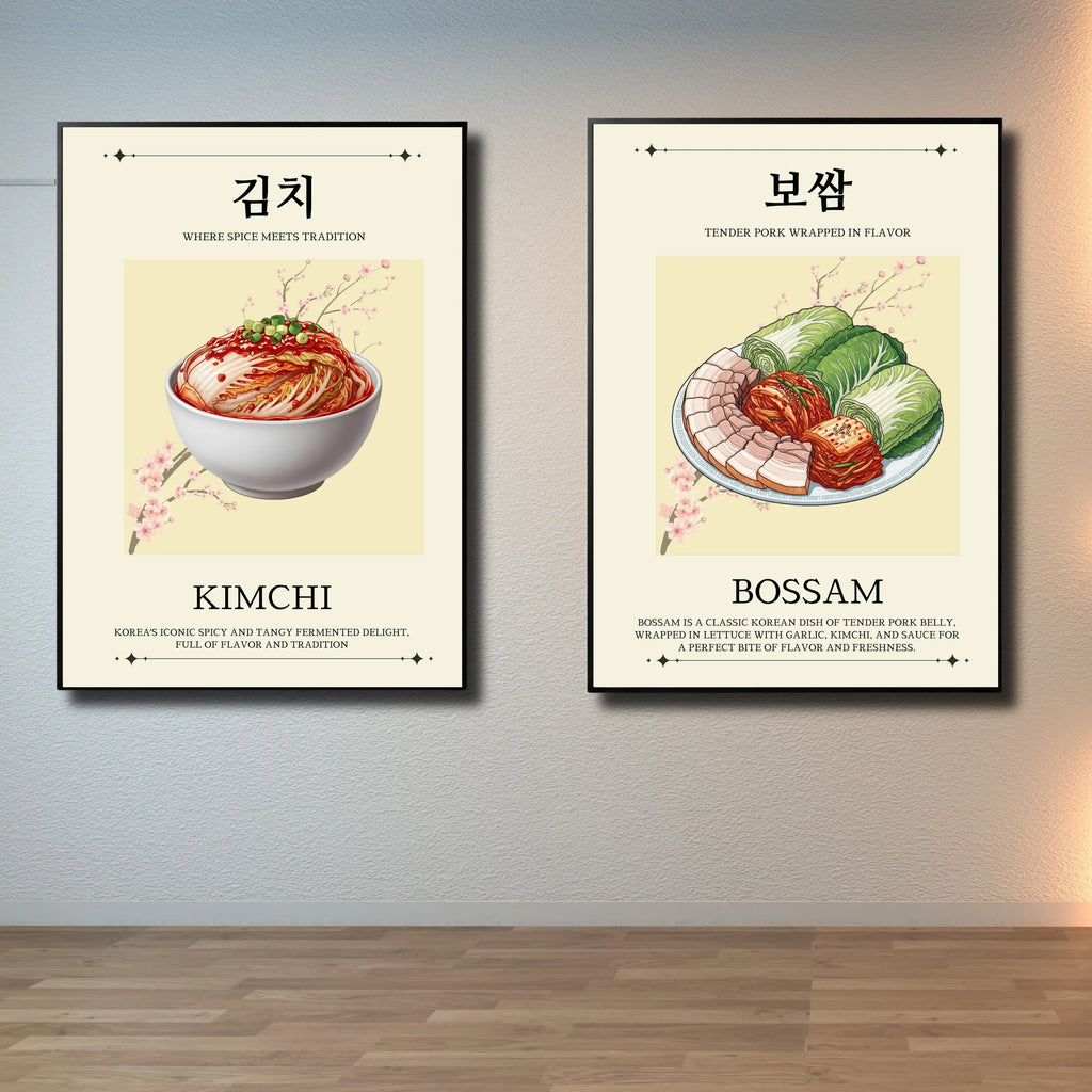 kimchi wall art printable Korean food