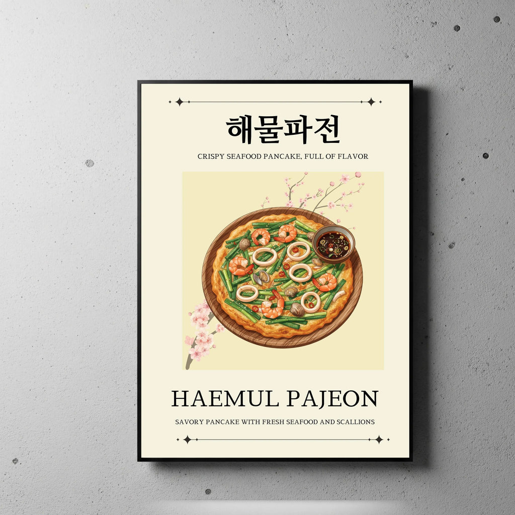kimchi wall art printable Korean food